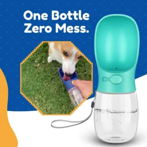 Portable Pet Water Dispenser – 12oz Travel Use