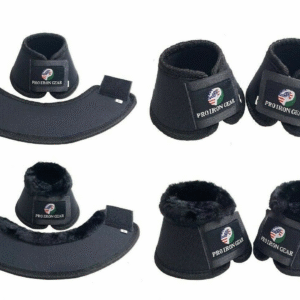 Premium Bell Boots for Horses — Anti-Rub Fur Collar, All-Purpose Protection